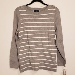 NWT! Karen Scott Ribbed Sweater